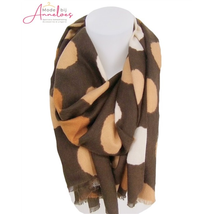 I'm Dutch Sjaal Groot Bollen Pashmina Browny I'm Dutch Sjaal Groot Bollen Pashmina Browny